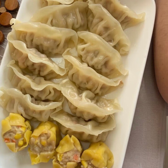 正大食品(CP) 猪肉韭菜蒸饺 460g 20个装 煎饺 饺子 早餐 烧烤 晒单图