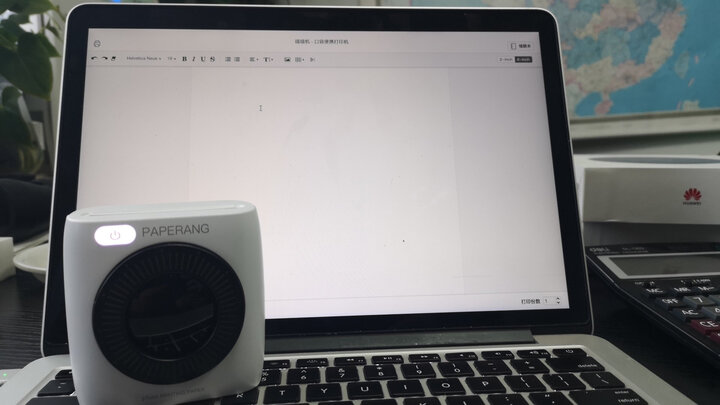 PAPERANG喵喵机蓝牙手机照片口袋迷你不干胶标签便口袋热敏打印机 粉色 晒单图