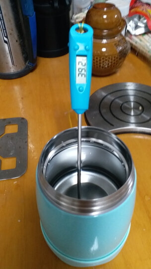 慕厨(Momscook) 焖烧罐焖烧杯304不锈钢保温饭盒真空防漏防溢焖烧壶500ml 粉蓝色 晒单图