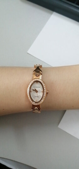 罗西尼(ROSSINI) 手表 典美系列时尚石英女表手链式白盘玫瑰金钢带116422G01A 晒单图