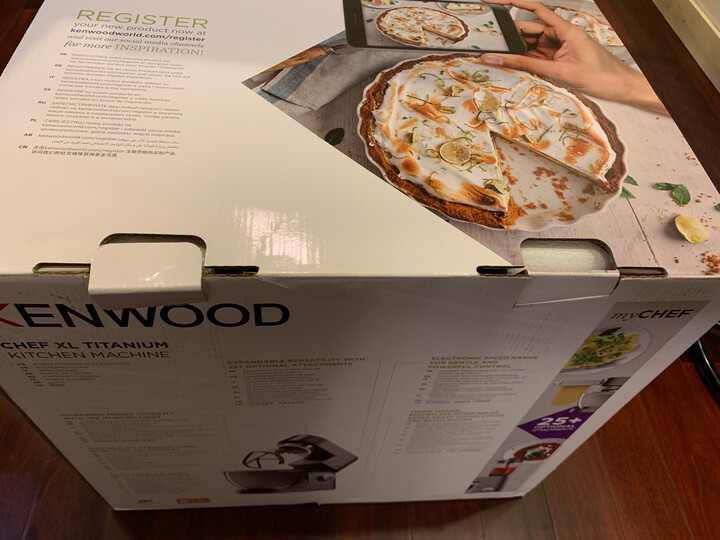 凯伍德(KENWOOD)厨师机KVL80商用多功能和面机 揉面机厨房家用打蛋器打发奶油活面搅拌机1700W功率 晒单图