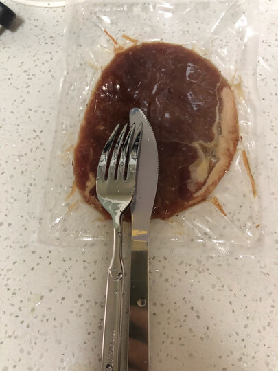 【京东秒杀149元】今聚鲜 原肉整切微腌1500g/十片厚切澳洲牛排套餐A级眼肉西冷儿童黑椒牛肉生鲜 晒单图