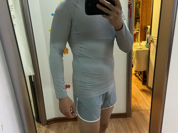 安德玛官方UA Armour男子运动长袖紧身衣Under Armour1257471 深蓝色410 XXL 晒单图