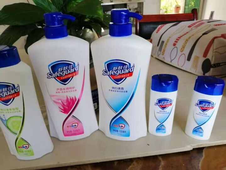 舒肤佳沐浴露金银花/菊花自然爽洁720ml(沐浴乳 清凉健肤 无皂基 新老包装随机发货) 晒单图