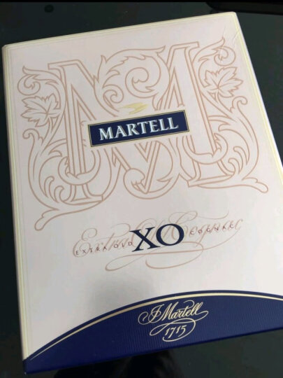 宝树行 马爹利xo700mL MARTELL干邑白兰地法国原装进口洋酒0.7L 晒单图