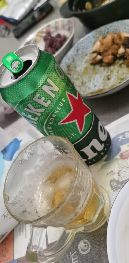 喜力Heineken/喜力  进口 喜力啤酒听装 500ml*24罐 整箱 500mL 24罐 晒单图