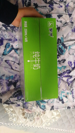 蒙牛 纯牛奶 PURE MILK 250ml*16 礼盒装 晒单图