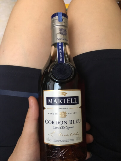 马爹利（Martell）  蓝带XO级 干邑白兰地 洋酒  350ml 晒单图