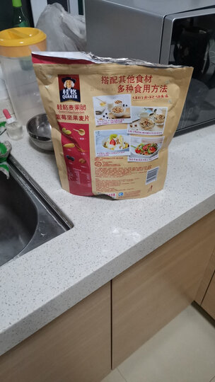 桂格(QUAKER)燕麦 桂格麦果脆蓝莓坚果水果麦片420g 水果坚果混合麦片 即食早餐麦片 不含反式脂肪酸 晒单图