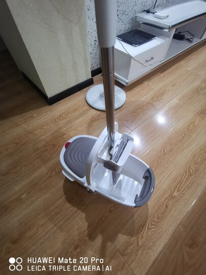 佳帮手 刮刮乐拖把免手洗平板拖把懒人拖地神器拖布桶家用托把擦木地板瓷砖旋转墩布 【升级旋转平板拖把】共2块布 晒单图