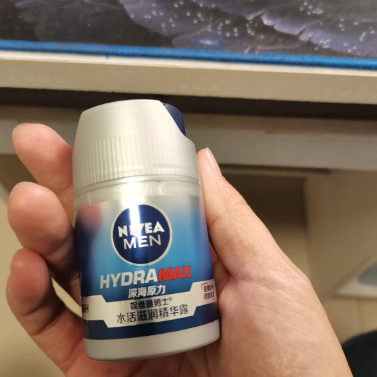 妮维雅（NIVEA）男士护肤品保湿补水控油乳液面霜 水活畅透精华啫喱150ml 晒单图