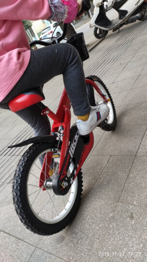 hd小龙哈彼 儿童自行车男女款小孩12/14/16寸山地单车 脚踏车 16寸红色LB1603-S-M210 晒单图
