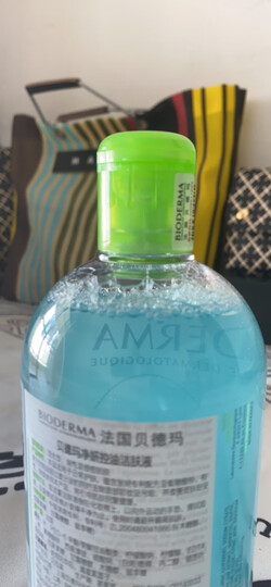 贝德玛(BIODERMA)卸妆水净妍控油洁肤液500ml(绿水 清洁毛孔 油皮补水 改善油痘肌 眼唇脸三合一 敏感肌) 晒单图