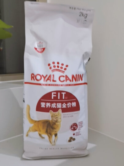 皇家猫粮 成猫猫粮 营养均衡 F32 通用粮 1-7岁 2KG 晒单图