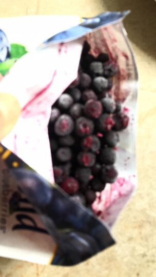 加拿大冷冻野生蓝莓+伊利燕麦/芒果口味酸奶 晒单图