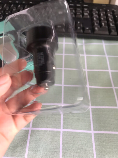 KOOLIFE 车载充电器车充点烟器3.1A快充双USB一拖二手机充电器头 电压检测LED数显苹果华为手机通用-金属金色 晒单图