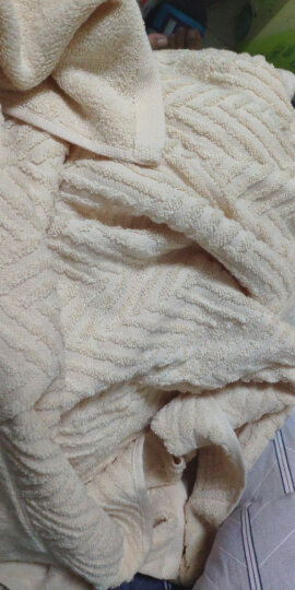 三利 纯棉A类标准简约素雅大浴巾 70×140cm 男女同款 柔软舒适吸水裹身巾 浅蓝 晒单图