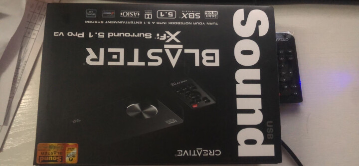 创新科技(Creative) USB 音乐游戏发烧声卡 (游戏音乐玩家的好伙伴/Sound Blaster X-Fi Surround 5.1 Pro ） 晒单图