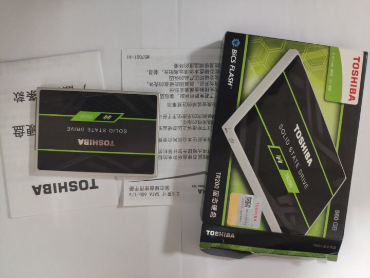 东芝(TOSHIBA) 960GB SSD固态硬盘 SATA3.0接口 TR200系列 晒单图