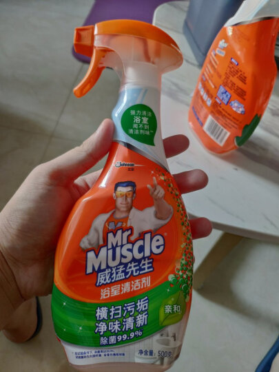 威猛先生（Mr Muscle）浴室清洁剂 500g+500g 气味清新 瓷砖清洁剂 除霉除菌 超市同款 晒单图