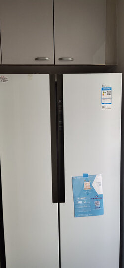 海尔(Haier)452升风冷无霜对开门冰箱 90度开门 66.5cm纤薄机身 低温净味 双温双控BCD-452WDPF 晒单图