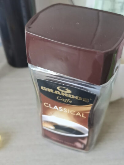 格兰特（GRANDOS）经典速溶纯黑咖啡100g 德国原装进口 晒单图