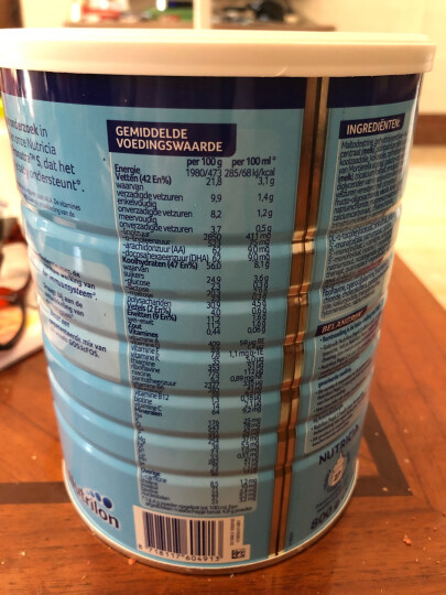 诺优能（Nutrilon）荷兰牛栏 易乐罐 婴幼儿配方奶粉 6段（3岁以上）400g 原装进口 晒单图