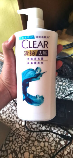 清扬(CLEAR)洗发水 去屑洗发露樱花沁爽750g(新老包装随机发)(氨基酸洗发) 晒单图