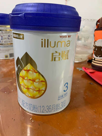 惠氏启赋(Wyeth illuma)4段配方乳粉 爱尔兰进口 3-6岁及7岁学龄前儿童配方 900克(罐装) 晒单图