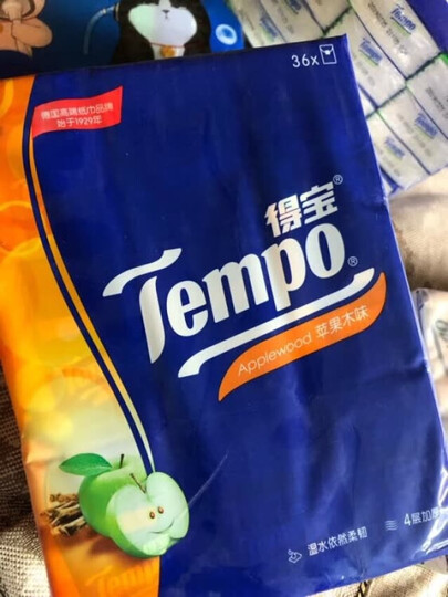 得宝(Tempo) 儿童版迷你纸手帕 4层加厚小包纸巾 7张*24包 天然无香 晒单图