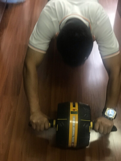 斯诺德健腹轮 自动回弹静音巨轮 收腹滚轮腹肌轮健身器材 S560 晒单图