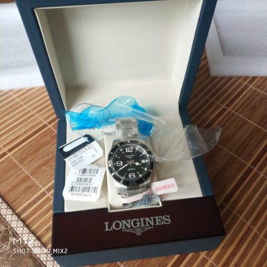 浪琴（LONGINES）彭于晏推荐 瑞士手表 康卡斯潜水系列 机械钢带男表 L37414566 晒单图