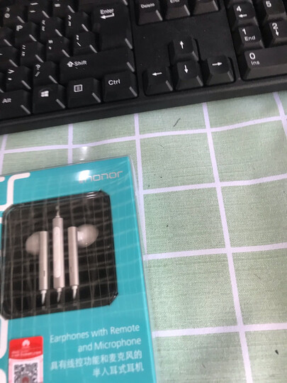 荣耀原装三键线控带麦半入耳式耳机AM116(尊爵版)适用于华为荣耀手机 晒单图