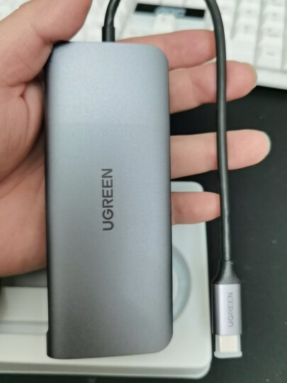 绿联Type-C扩展坞USB-C转HDMI雷电4拓展坞网口转接头读卡hub分线器通用苹果15华为小米笔记本电脑ipad 晒单图