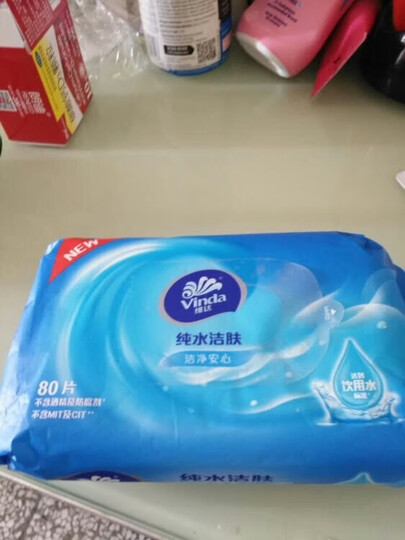 维达 湿巾纸巾 洁肤杀菌 80片 晒单图