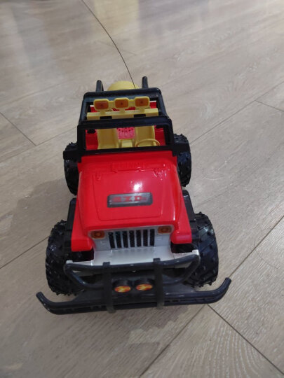 DZDIV 遥控车 越野车儿童玩具大型遥控汽车模型耐摔配电池可充电3030 警车款 晒单图