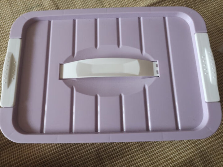 【加厚加大】塑料手提收纳箱特大号衣服加厚家用清仓整理箱大号有盖玩具收纳盒宿舍储物箱子 大号药品收纳箱 晒单图