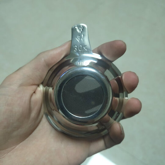 自像堂 304不锈钢茶漏网功夫茶具配件 茶隔滤茶器 茶叶过滤器茶过滤网 激光打孔 晒单图