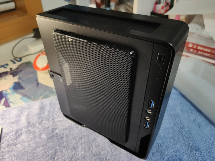 迎广(IN WIN)肖邦 黑色 itx机箱(支持MINI ITX主板/铝合金外框/自带150W足瓦静音电源/USB3.0 x2) 晒单图