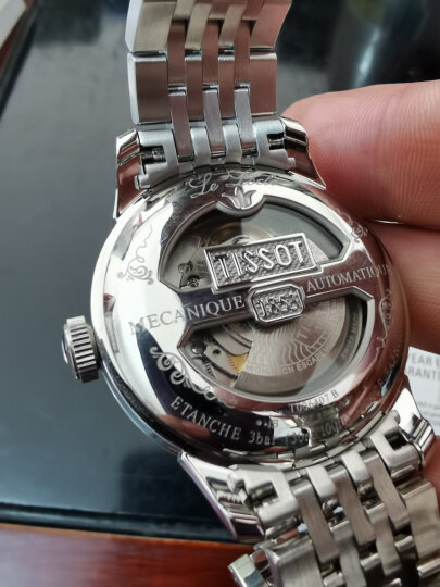 天梭（TISSOT）瑞士手表 力洛克系列腕表 钢带机械男表T006.407.11.033.00 晒单图