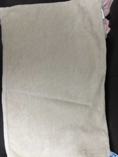 三利 精梳棉纱布网织枕巾1条 72×51cm AB版潮款 三色可选 随意组合搭配 米色 晒单图
