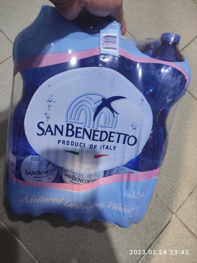 圣碧涛（San Benedetto）意大利进口 饮用天然水500ml*24瓶 （新老包装交替）（不同于矿泉水） 晒单图