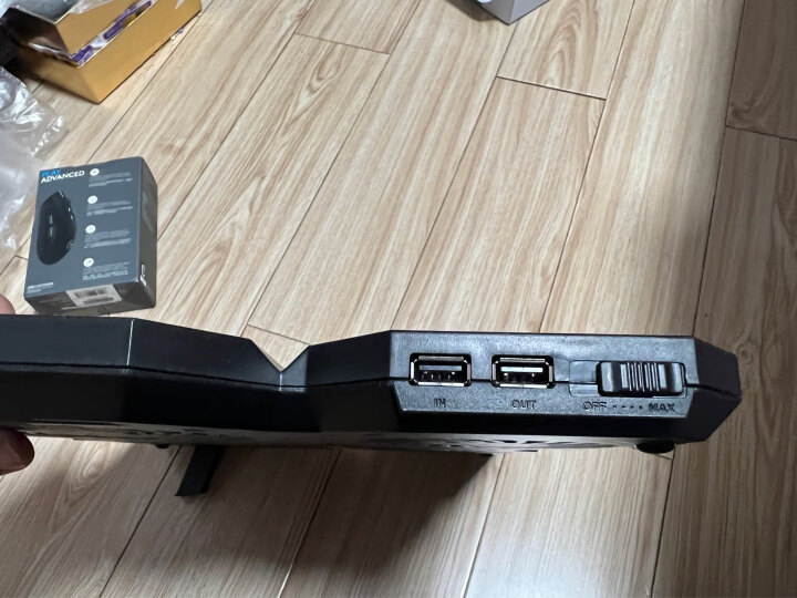 九州风神（DEEPCOOL）X6 笔记本散热器 （电脑配件/笔记本支架/散热架/散热垫/适用于15.6英寸/风冷） 晒单图