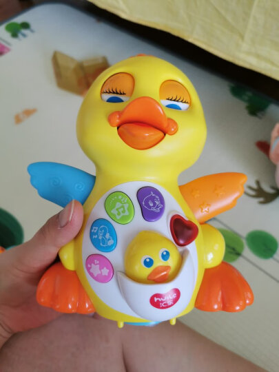 汇乐玩具大黄鸭儿童婴儿宝宝早教玩具男女孩电动生日礼物0-1-3岁 晒单图