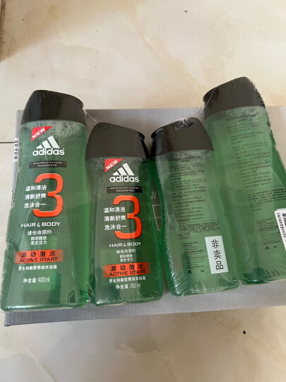 阿迪达斯 （adidas）男士洗护二合一运动后舒缓香波沐浴露250ml 持久留香控油爽肤 晒单图