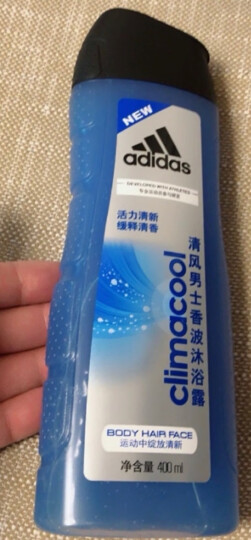 阿迪达斯(Adidas)男士天赋沐浴露400ml 持久留香控油清凉舒爽 特有木质香 不含皂质 晒单图