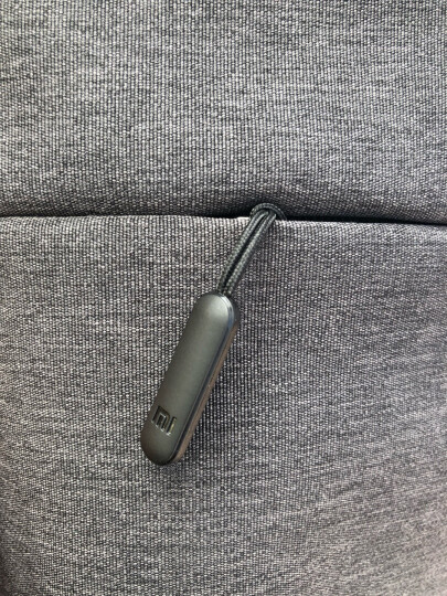 小米（MI）多功能都市休闲胸包 男单肩包斜跨包 可容纳7英寸平板电脑 深灰色 晒单图