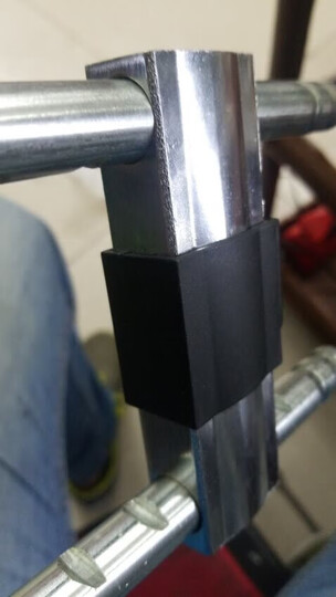 赛拓(SANTO)0068 高强度抗剪防撬U型门锁安全锁 双开玻璃门锁电动车锁摩托车锁 晒单图
