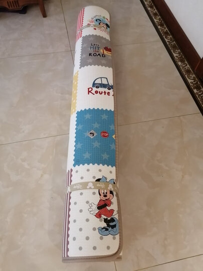 迪士尼DISNEY宝宝爬行垫 加厚XPE双面婴儿爬行垫儿童地垫爬爬垫 加厚2cm 200*180*2cm 晒单图