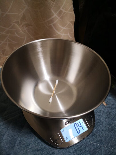 香山EK5350-31P 电子厨房秤 烘焙秤(银色) 晒单图